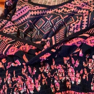 Tribal Print Maxi Dress